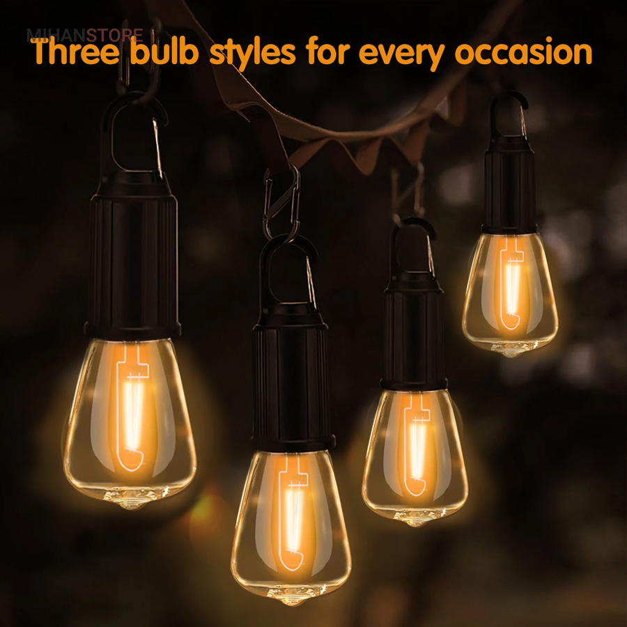 لامپ شارژی کمپینگ فیلامنتی