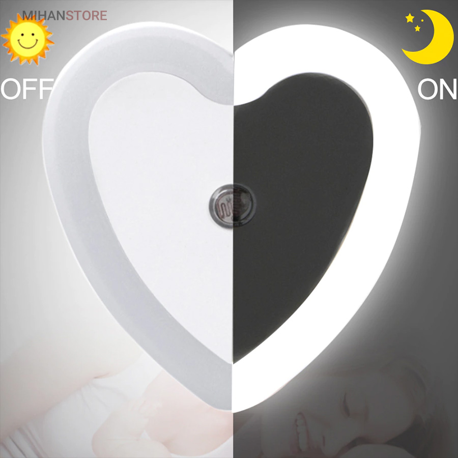 چراغ خواب سنسور دار Heart