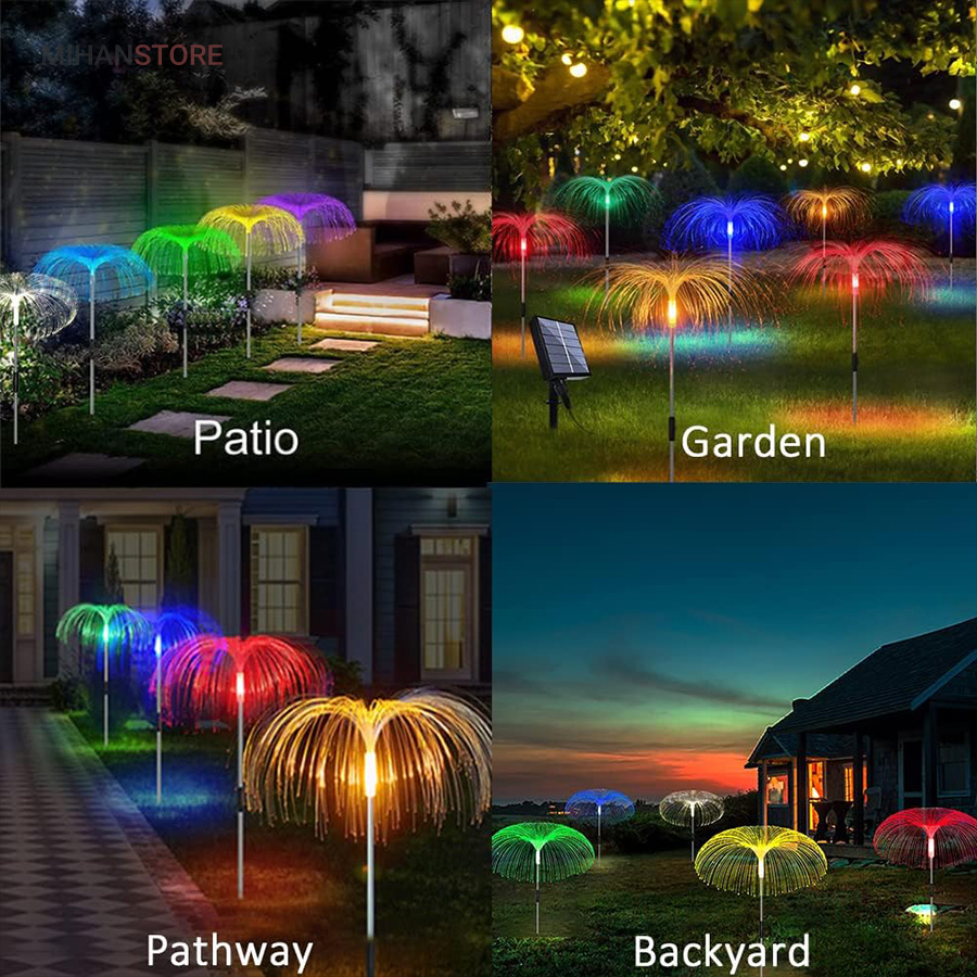 چراغ آبشاری باغچه خورشیدی