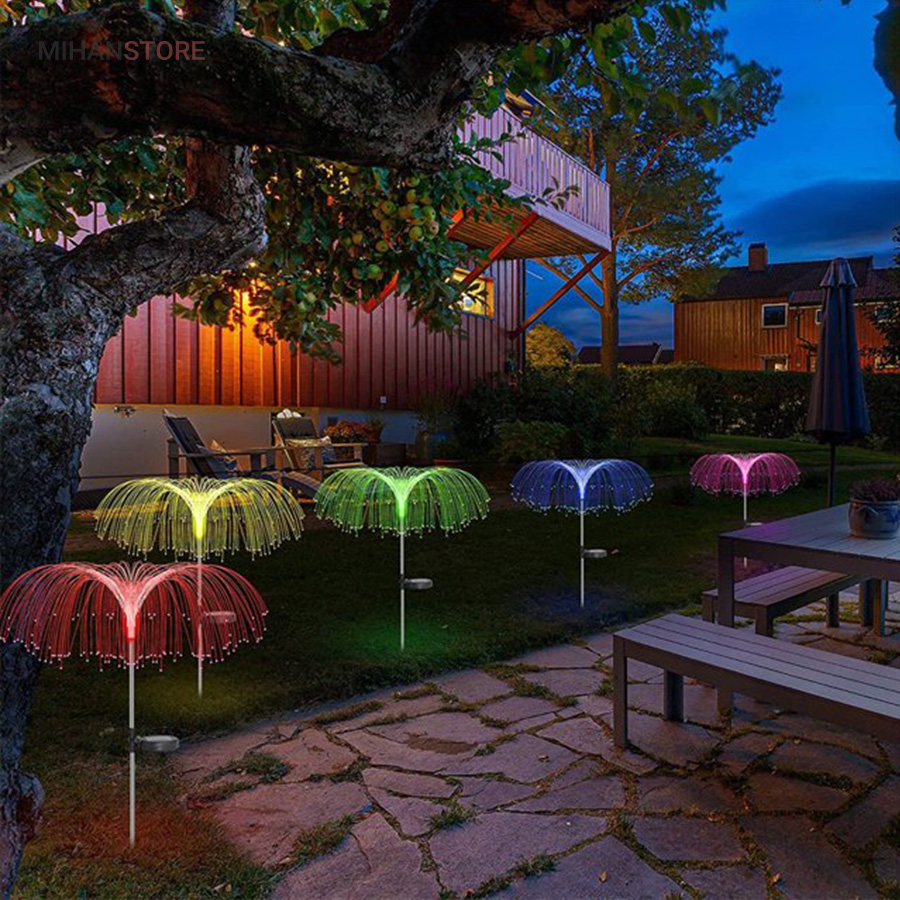 چراغ آبشاری باغچه خورشیدی