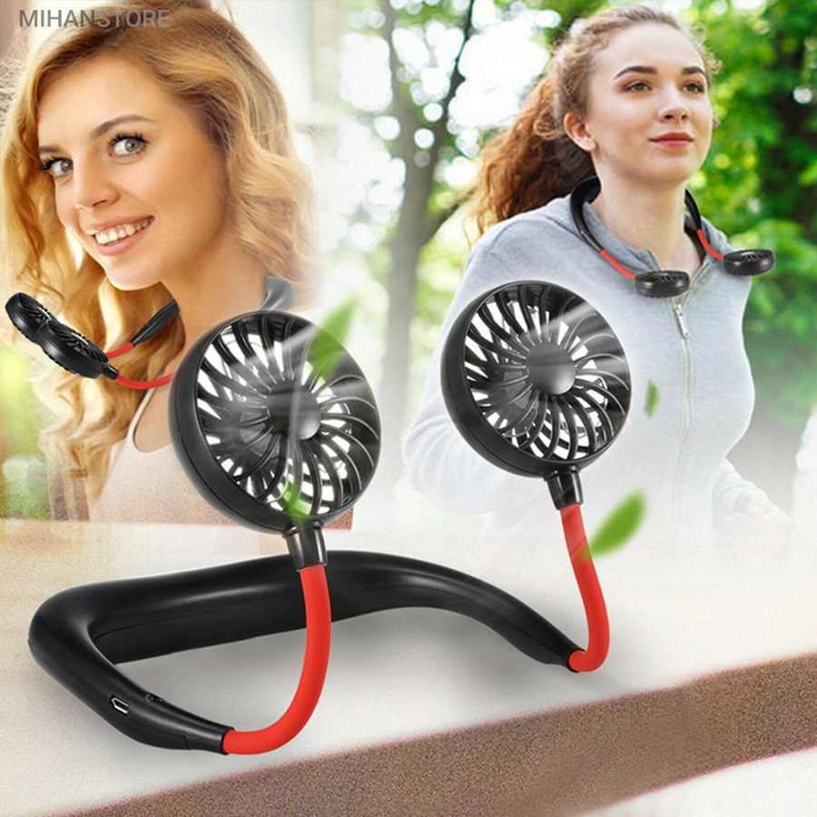 پنکه گردنی شارژی دارای LED