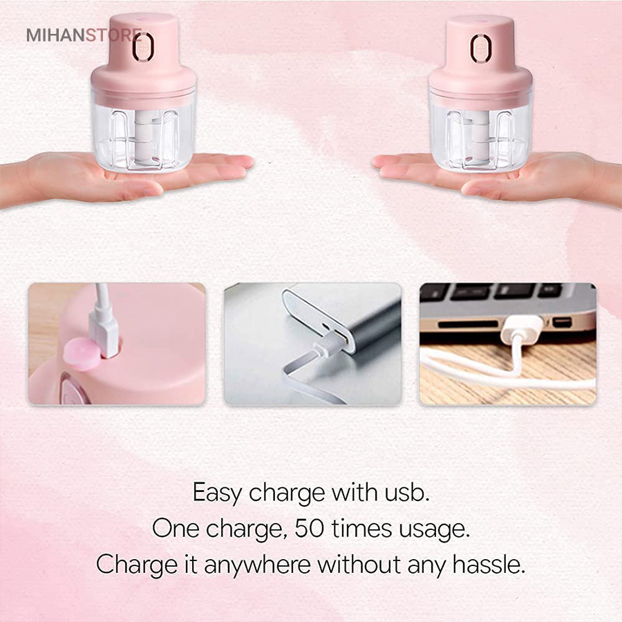 مینی خردکن شارژی 3 تیغه