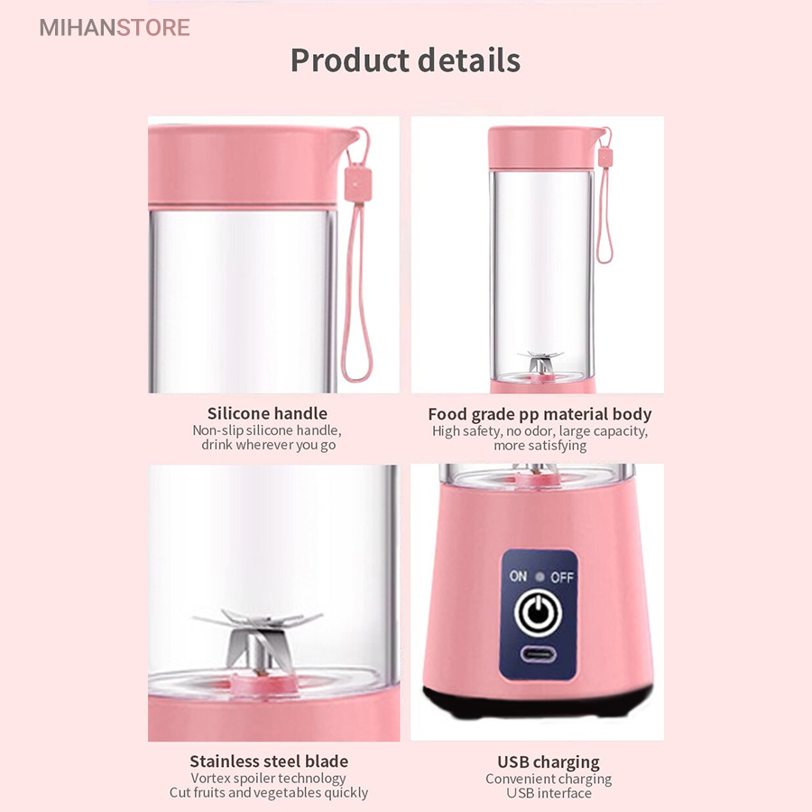 مخلوط کن شارژی 6 تیغ JUICE CUP