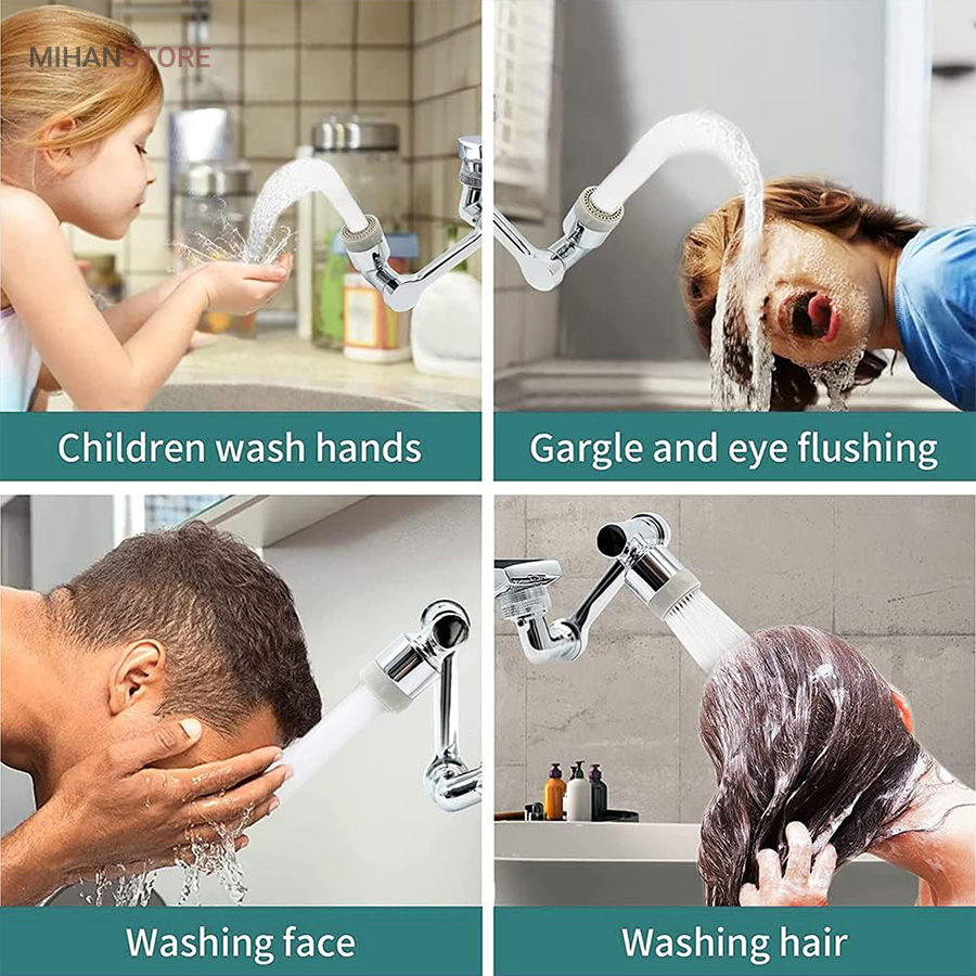 سر شیر آب متحرک مدل بازویی