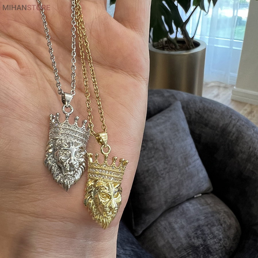گردنبند استیل LION