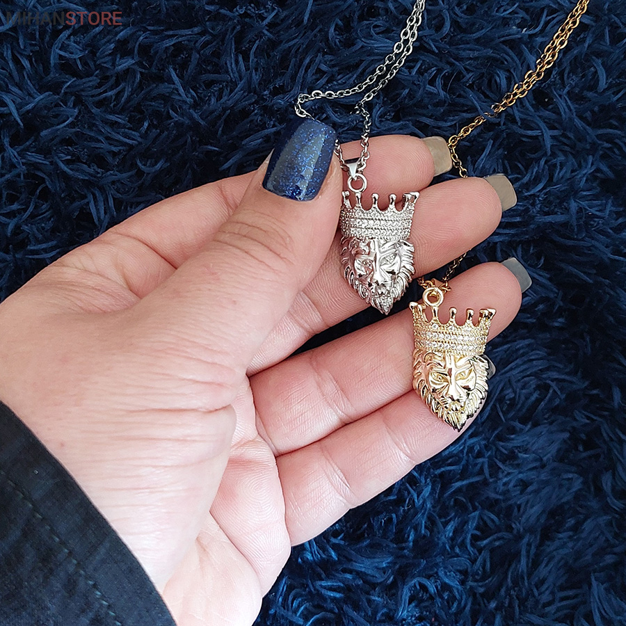 گردنبند استیل LION