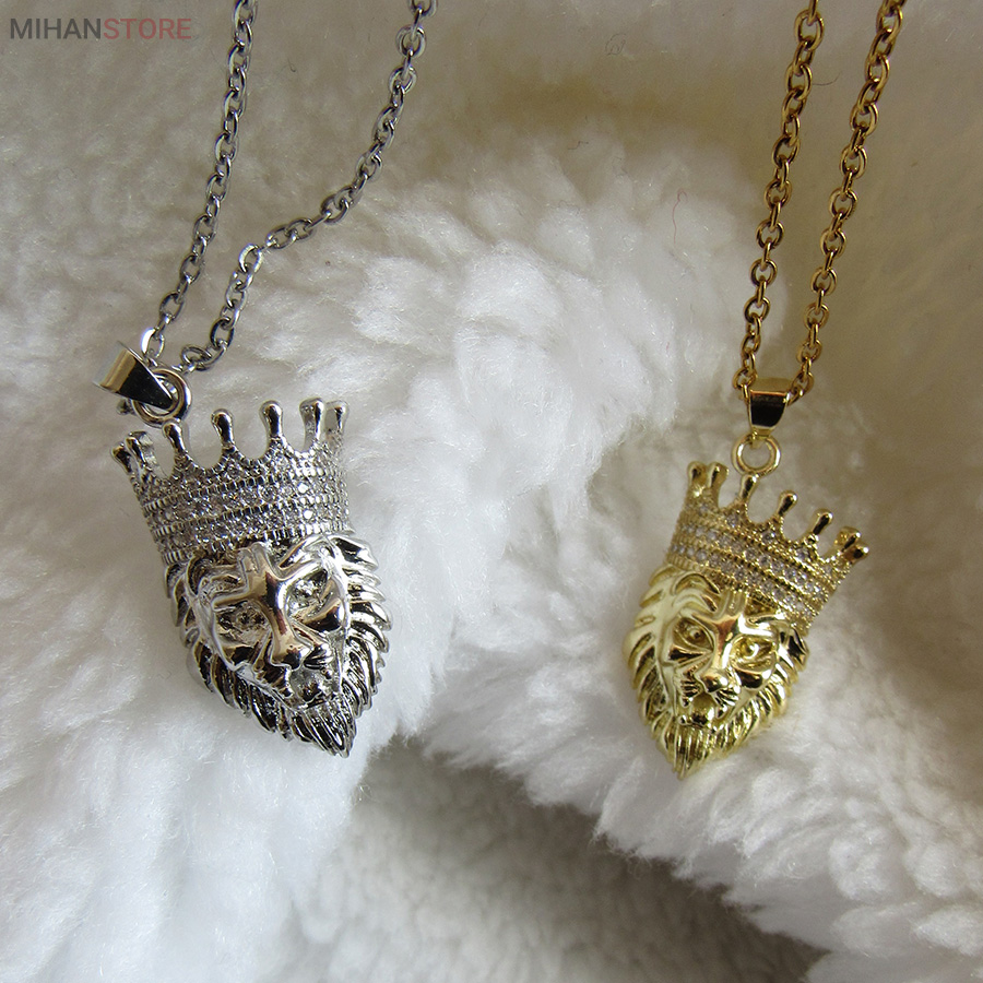 گردنبند استیل LION