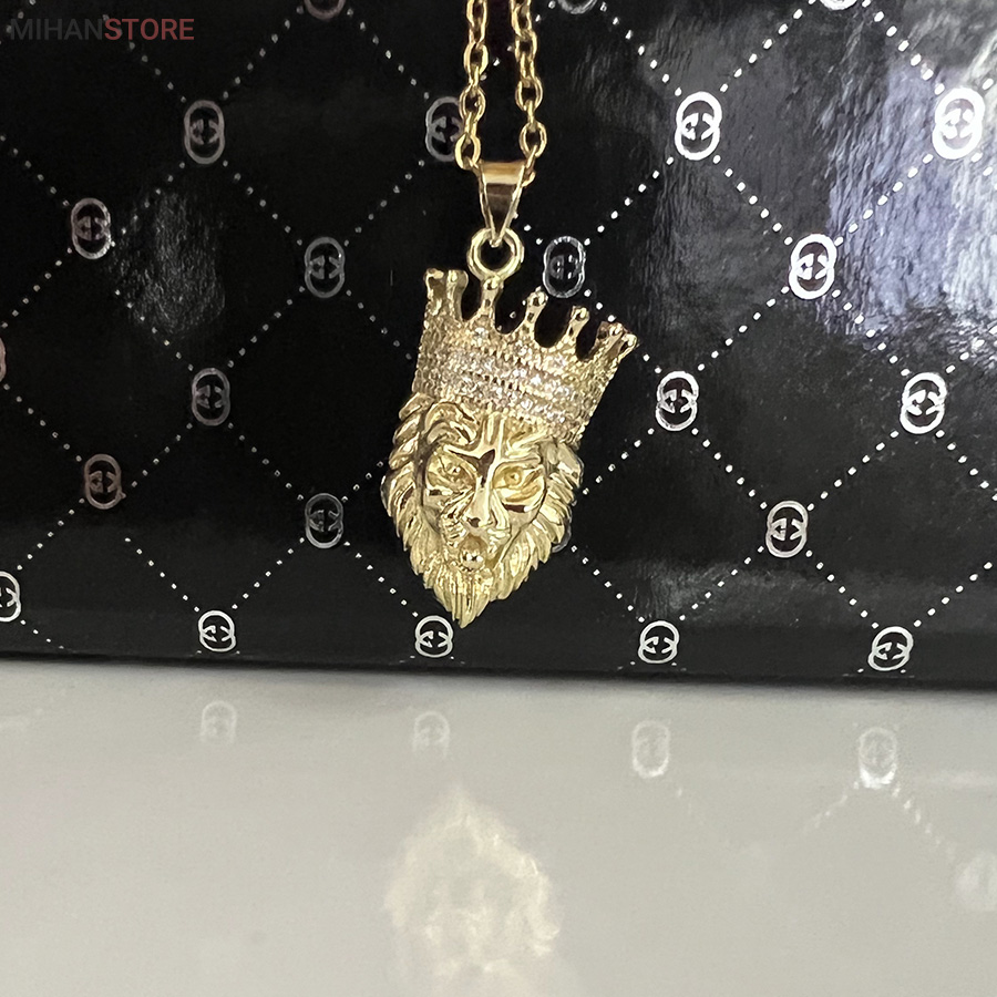 گردنبند استیل LION