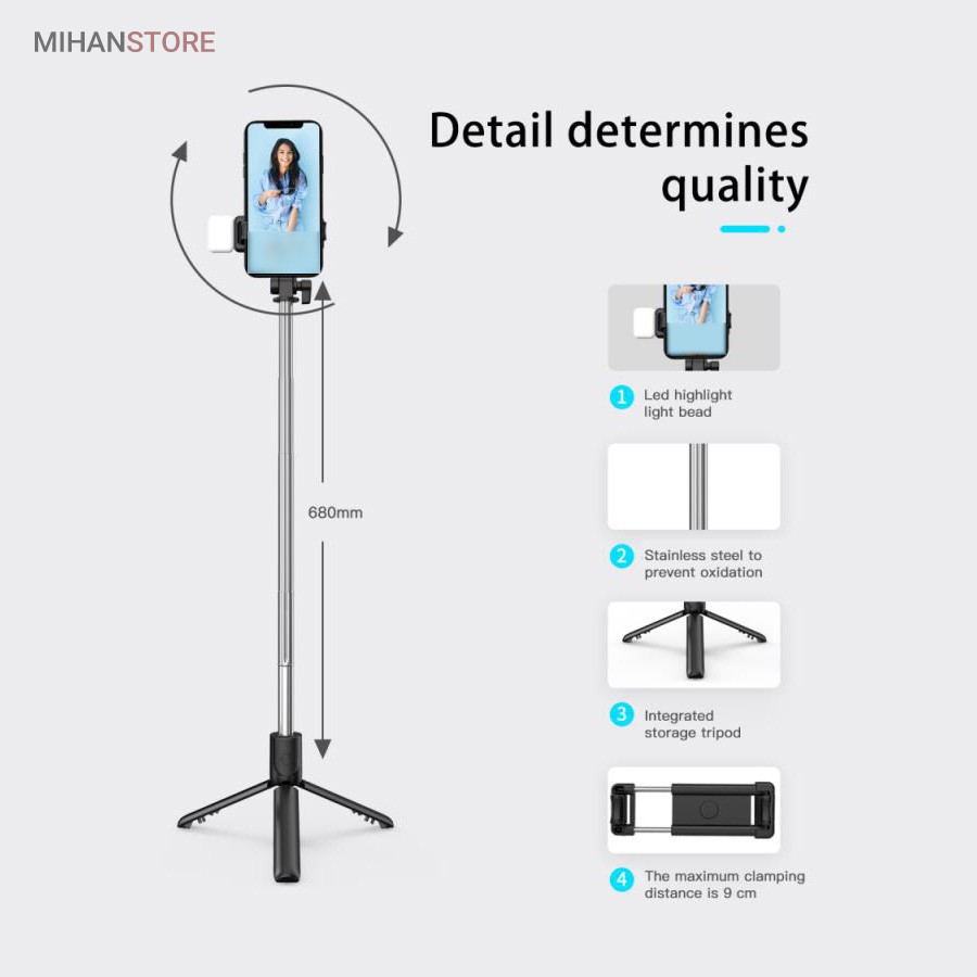 مونوپاد و سه پایه موبایل S10