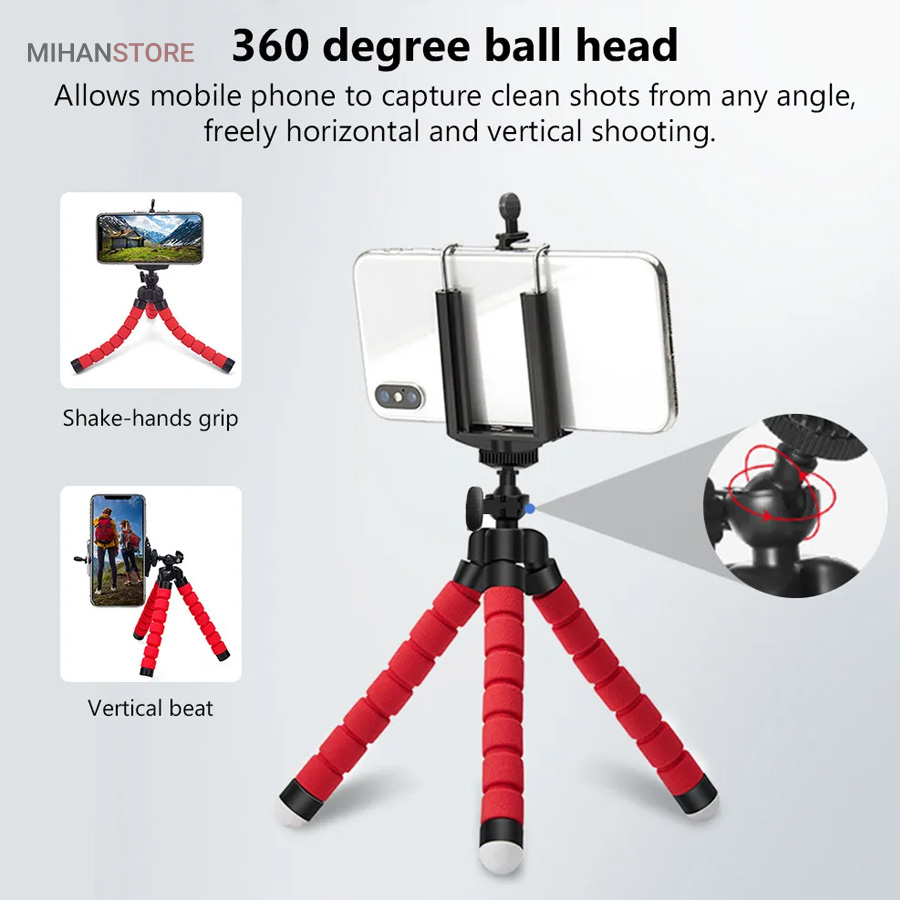 سه پایه دوربین و موبایل Spider