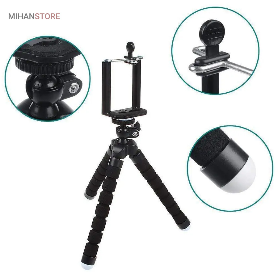 سه پایه دوربین و موبایل Spider