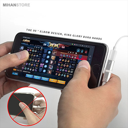 تبدیل 1 به 2 سوکت آیفون