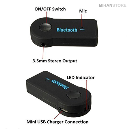 دانگل بلوتوث AUX خودرو