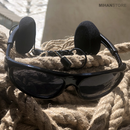 عینک آفتابی و هدست مدل SunHead