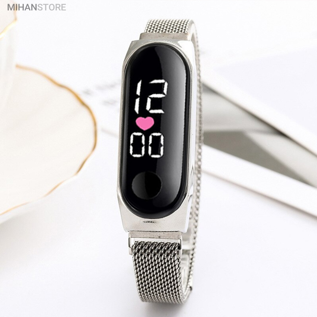 ساعت LED بند مگنتی طرح شیائومی