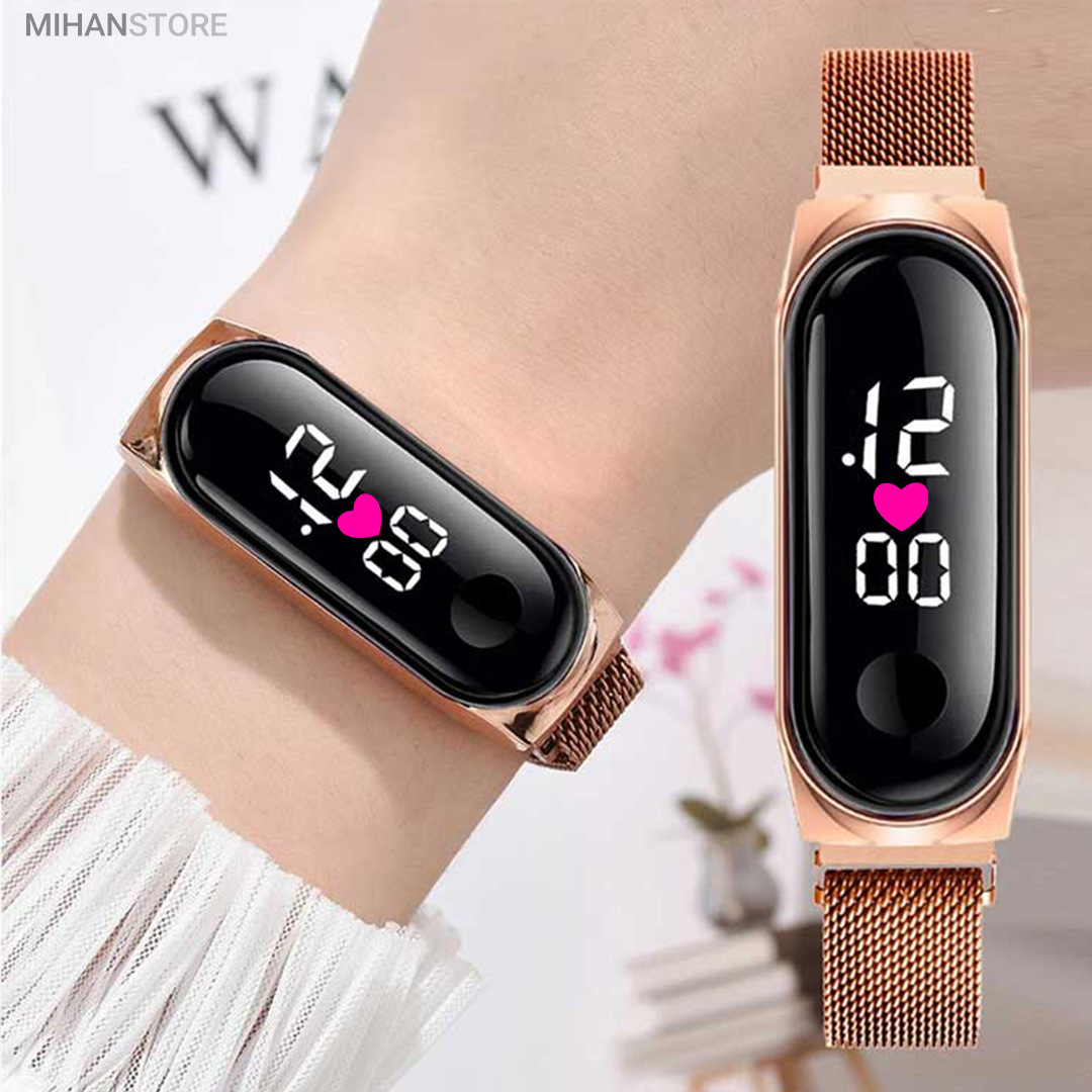 ساعت LED بند مگنتی طرح شیائومی