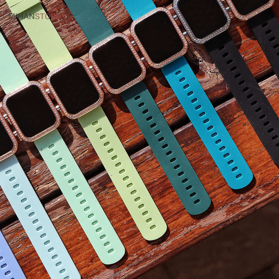 ساعت مچی نگین دار طرح اپل