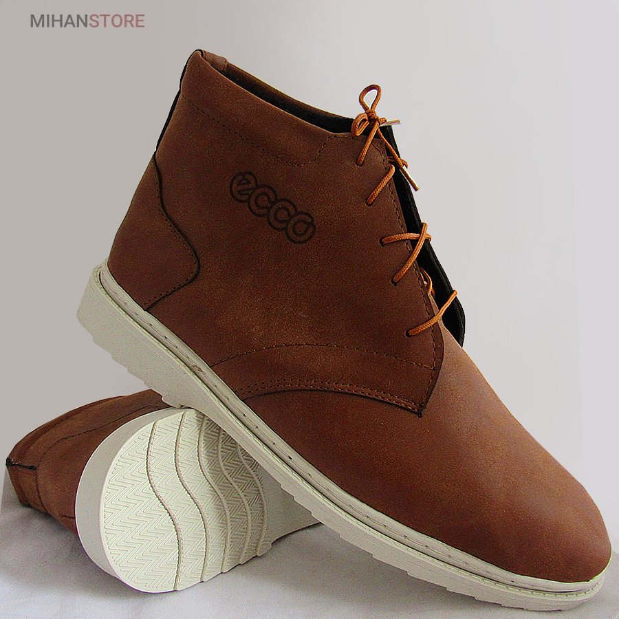 کفش ساقدار مردانه Brown ecco